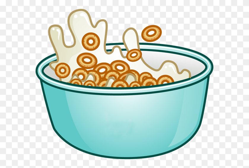 600x507 Breakfast Clipart Cereal Bowl - Plate Of Spaghetti Clipart
