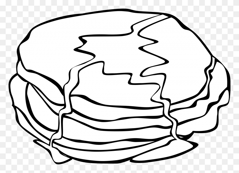 2400x1692 Breakfast Clipart Face - Pig Face Clipart Black And White