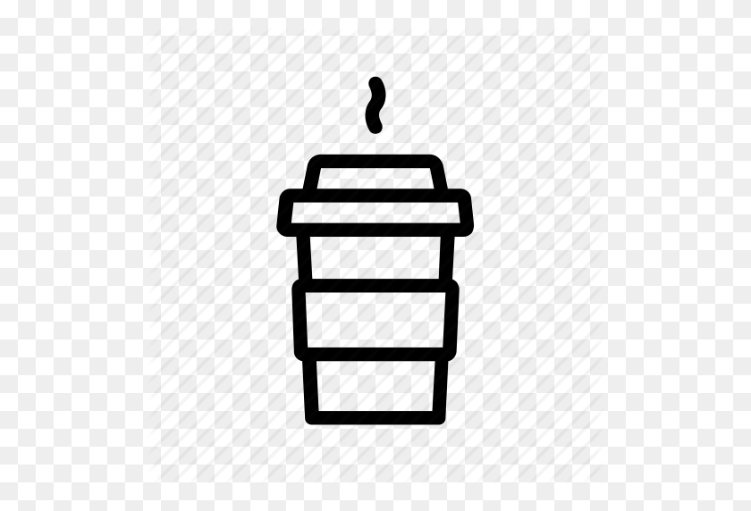 512x512 Desayuno, Café, Taza, Papel, Olla, Starbucks, Icono Para Llevar - Starbucks Cup Clipart