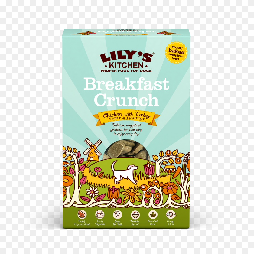 1500x1500 Desayuno Crujiente Comida Seca Para Perros Lily's Kitchen - Cereal Png
