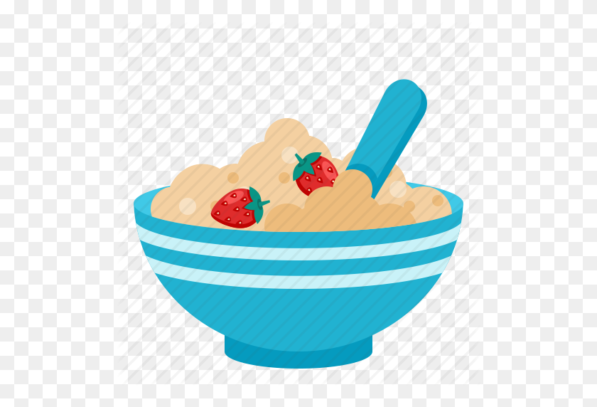512x512 Breakfast, Food, Plate, Porridge Icon - Porridge Clipart