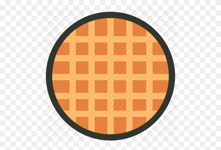 512x512 Desayuno, Comida, Tostadas, Icono De Waffle - Waffle Png