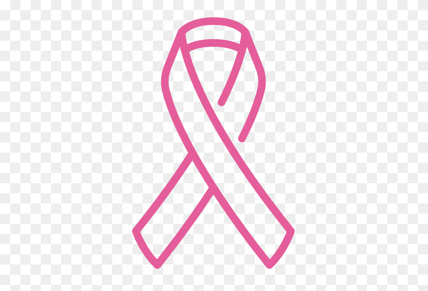 512x512 Breast, Cancer, Care, Disease, Pink, Ribbon Icon - Breast Cancer Logo PNG