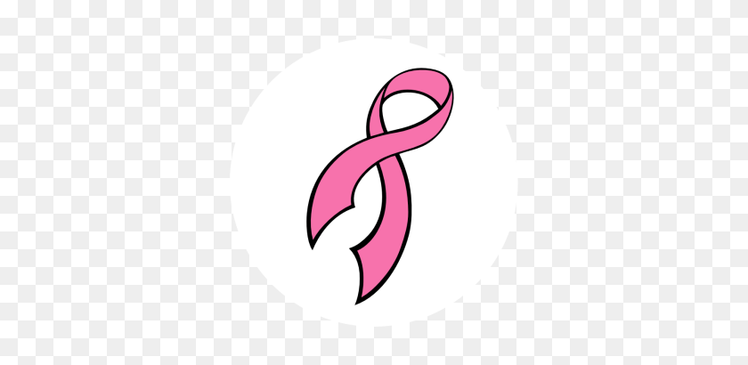 350x350 Breast Cancer Ribbon - Breast Cancer Logo PNG