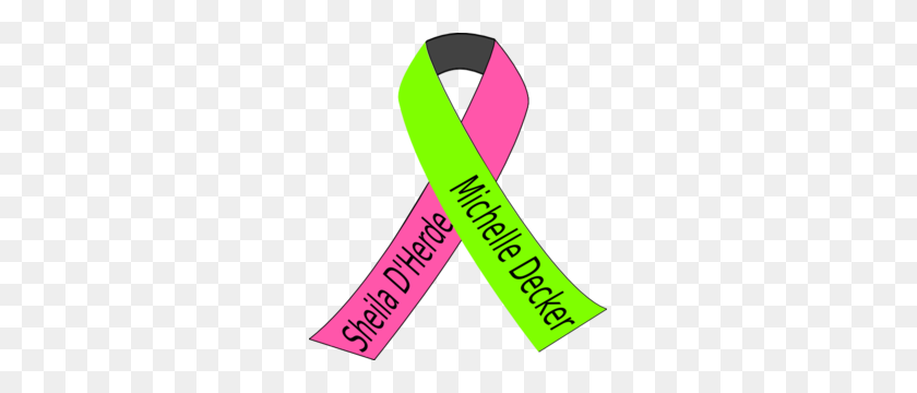 273x300 Breast Lymphoma Cancer Ribbon Clip Art - Cancer Awareness Clipart