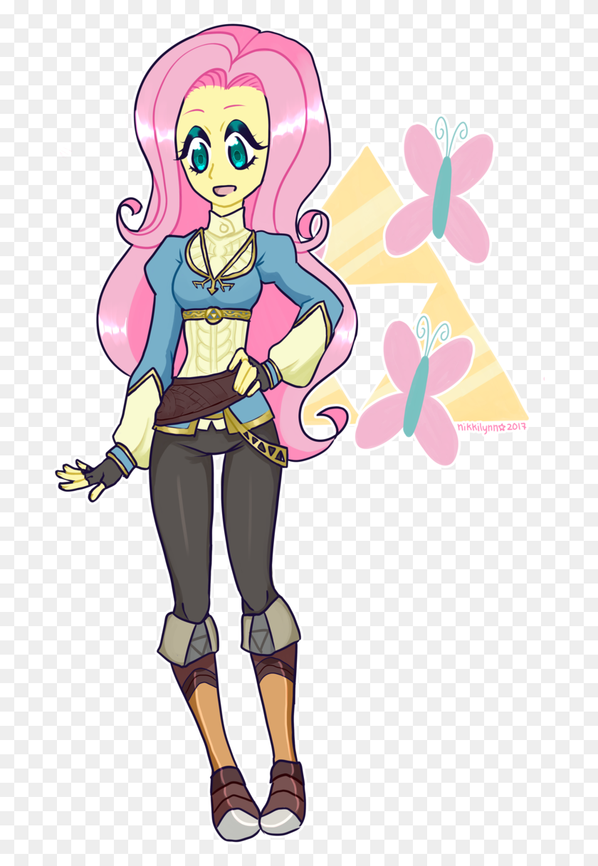 691x1157 Breath Of Wild Human Fluttershy - Breath Of The Wild PNG