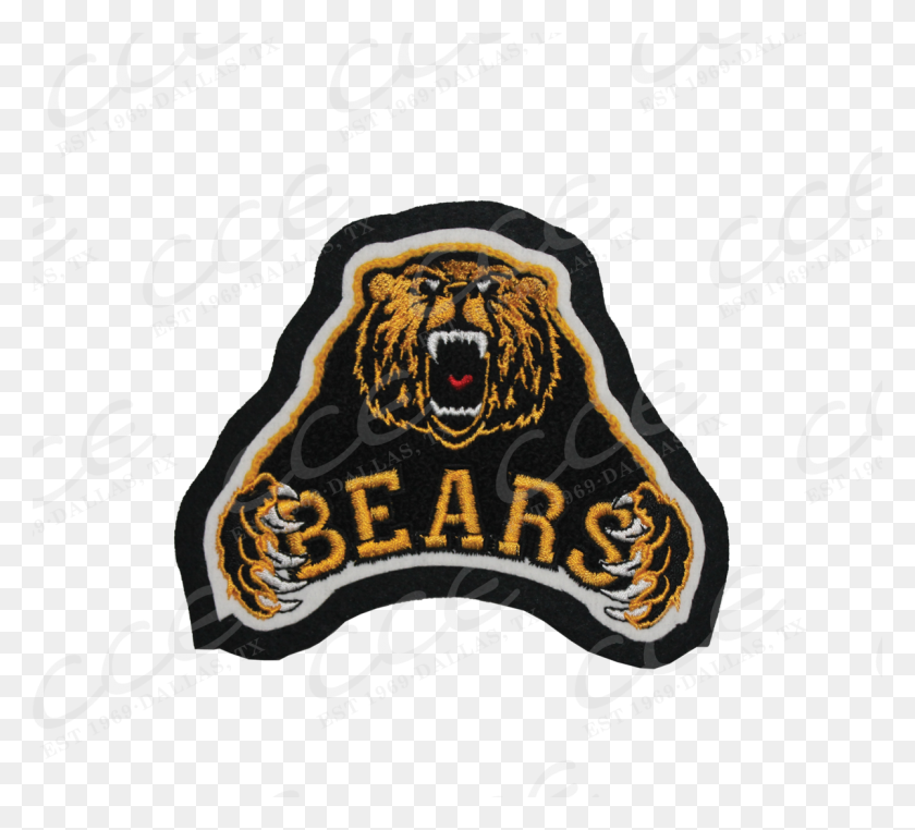 1200x1080 Brennan Hs Bears Sleeve Mascot - Bear Mascot Clipart