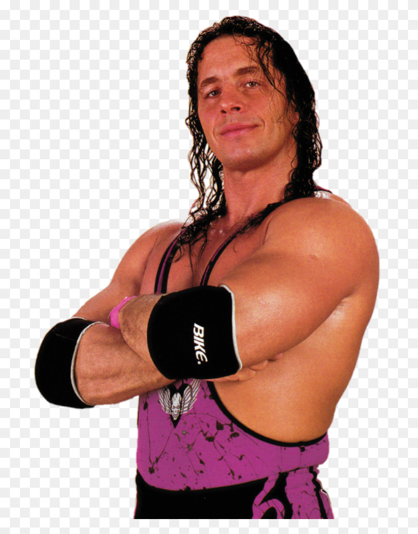1024x1330 Bret Hart Png Clipart Background - Wwe PNG