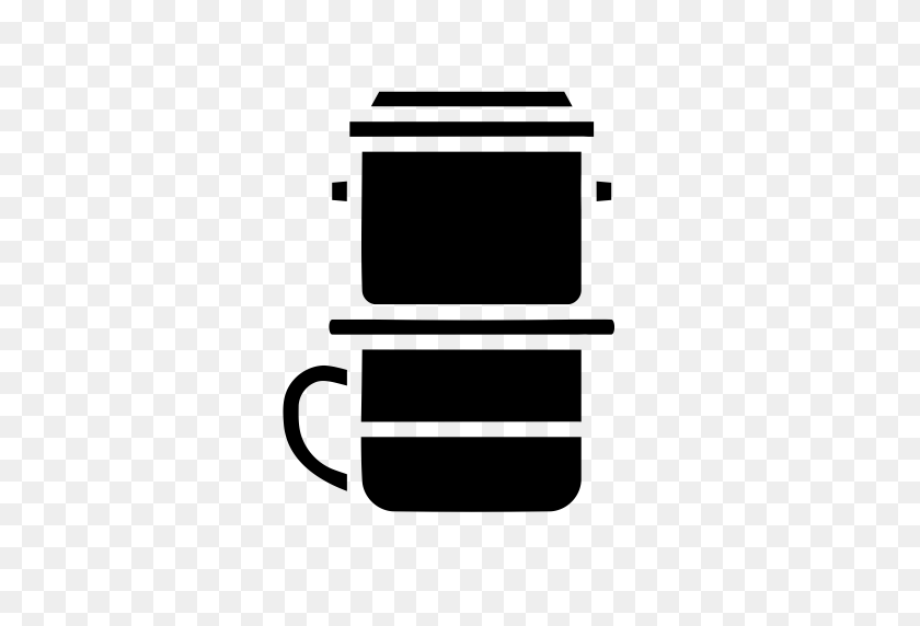 512x512 Способы Заваривания, Кофе, Ручное Заваривание, Значок Капельного Кофе Вьетнам - Капельный Png