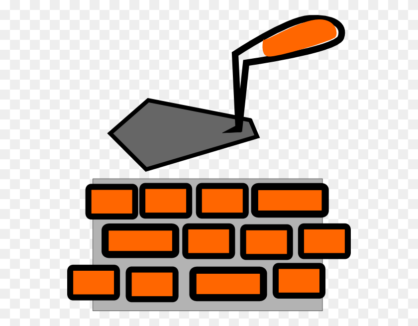 570x595 Brick Clipart Bricklayer - Aha Clipart