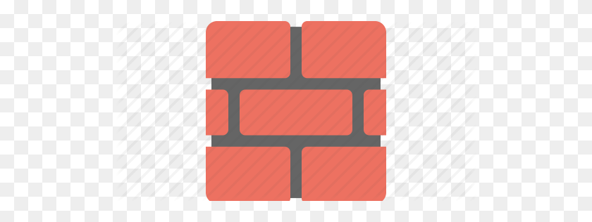 512x256 Brick, Firewall, Game Brick, Wall Icon - Brick Wall PNG