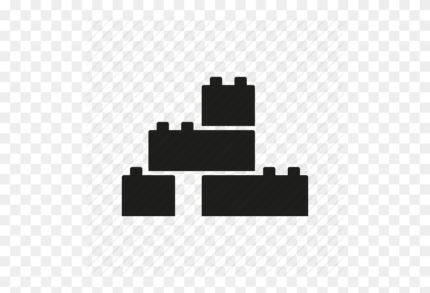 512x512 Bricks, Building Blocks, Children, Toy Icon - Building Blocks PNG