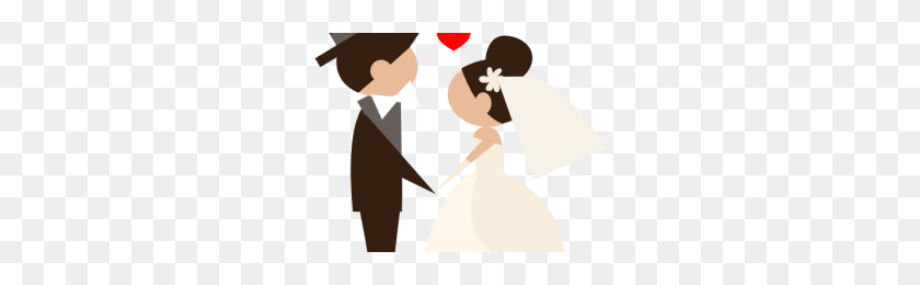 300x200 Bride And Groom Clipart Png Png Image - Bride And Groom PNG