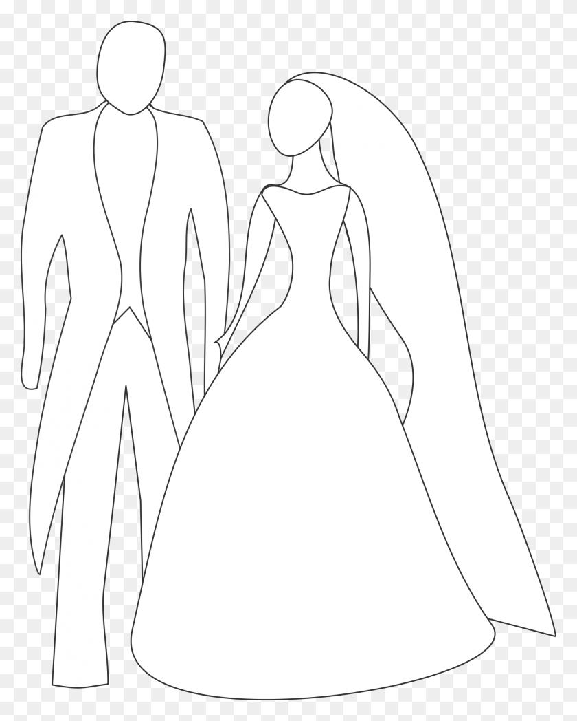 1894x2400 Bride And Groom Icons Png - Bride And Groom PNG