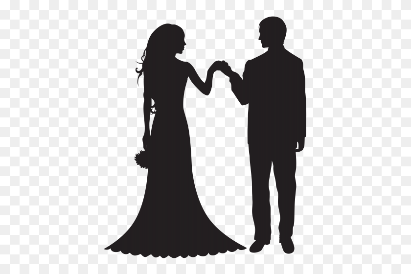 422x500 Bride And Groom Png Clipart - Bride PNG
