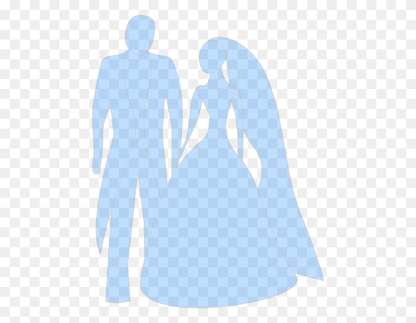 468x593 Bride Clipart Husband - Husband And Wife Clipart