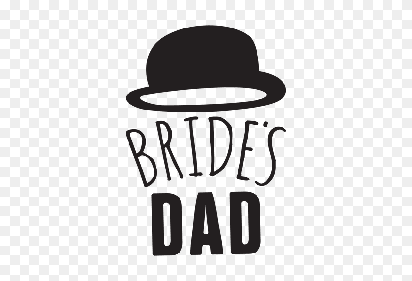 512x512 Bride Dad Wedding Phrase - Bride PNG