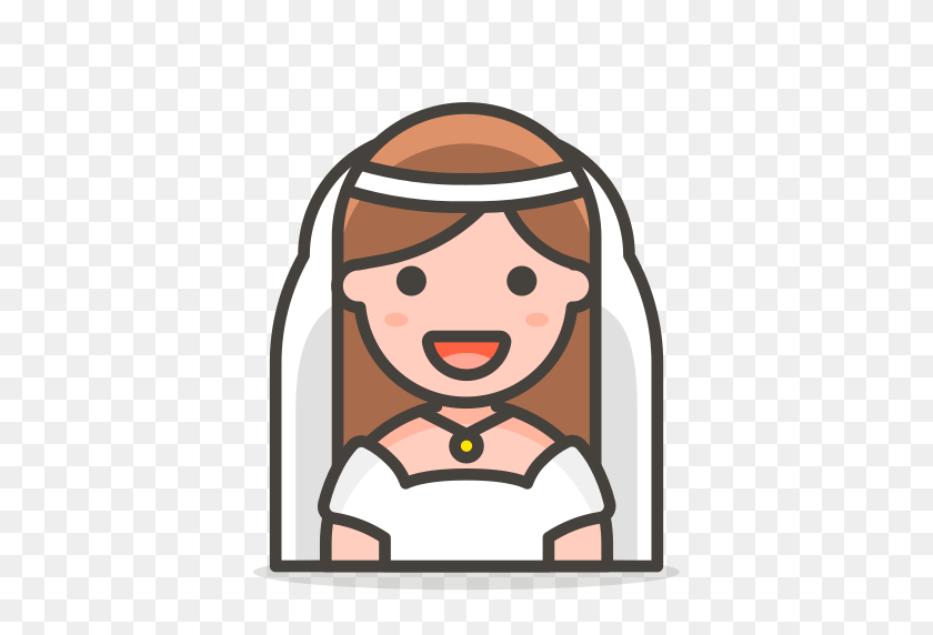 512x512 Bride, With, Veil Icon Free Of Free Vector Emoji - Veil PNG