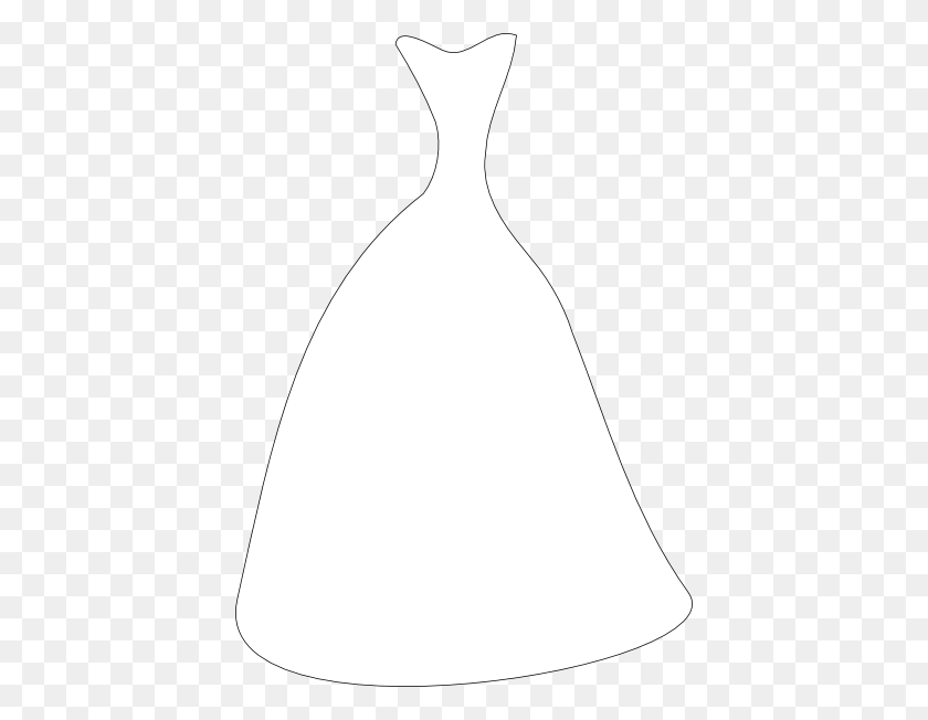 414x592 Клипарты Платье Подружки Невесты - Платье Клипарт