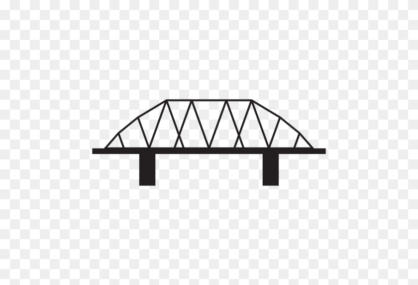 512x512 Bridge Stroke Icon - Bridge PNG