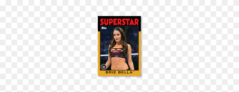 265x265 Brie Bella Wwe Heritage Base Poster Gold Ed - Brie Bella Png