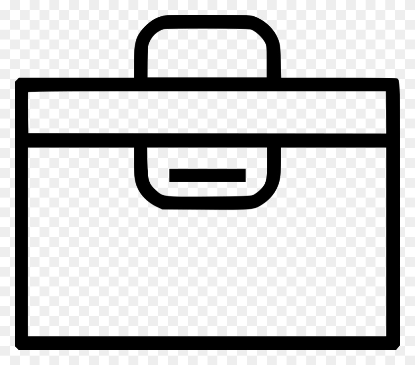 980x854 Briefcase Clipart Work, Briefcase Work Transparent Free - Briefcase Clipart Black And White