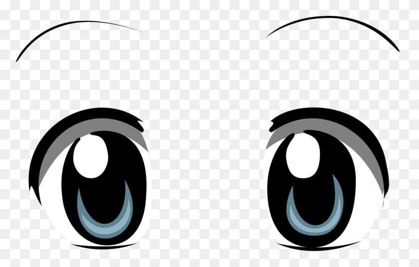 1280x782 Ojos Brillantes De Anime - Ojos Png