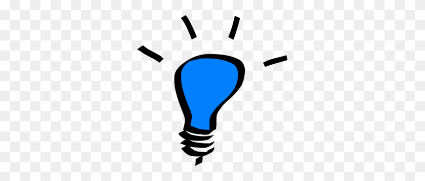 297x298 Bright Blue Light Bulb Clip Art - Bright Idea Clipart