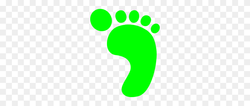 234x298 Huella Verde Brillante Clipart - Free Footprint Clipart