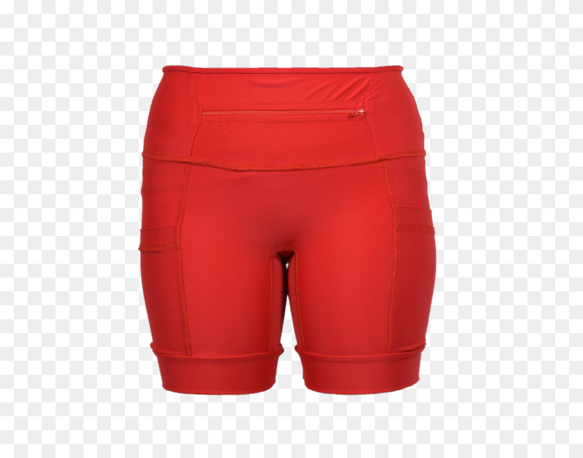 600x600 Bright Red Anti Ride Athletic Shorts With Three Huge Pockets - Red Sparkle PNG