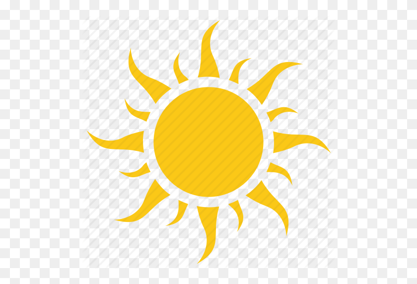 512x512 Яркое Солнце, Мультяшное Солнце, Солнечное Солнце, Солнечные Лучи, Значок В Форме Солнца - Мультфильм Солнце Png