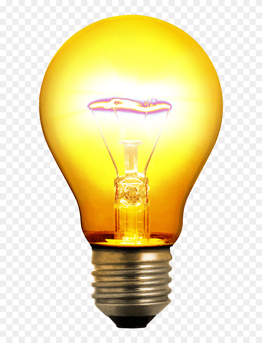 1200x1600 Ярко-Желтая Лампочка Png Изображения