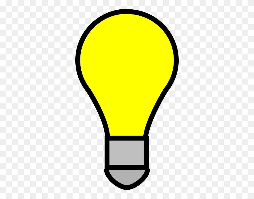 342x599 Bright Yellow Lightbulb Clip Art - Bright Idea Clipart