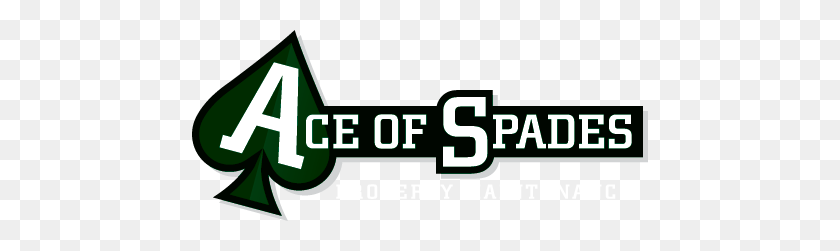 456x191 Brisbane Fencing And Property Maintenance - Ace Of Spades PNG