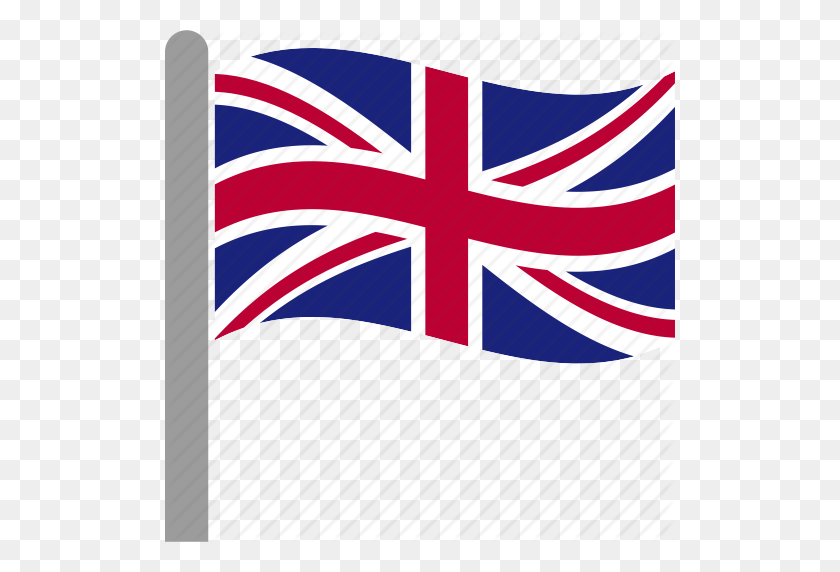 510x512 Gran Bretaña, Inglaterra, Bandera, Gran, Reino, Reino Unido, Icono Unido - Bandera Del Reino Unido Png