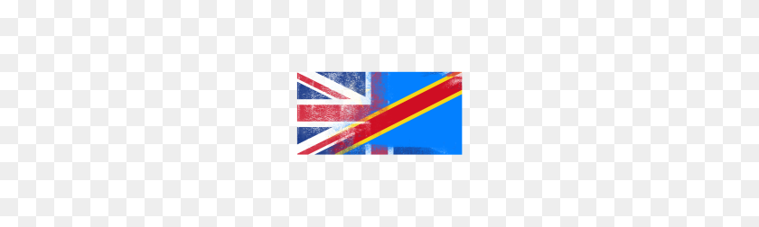 190x192 La Mitad Del Congo Congoleño Británico De La Mitad De La Bandera Del Reino Unido - Bandera Británica Png