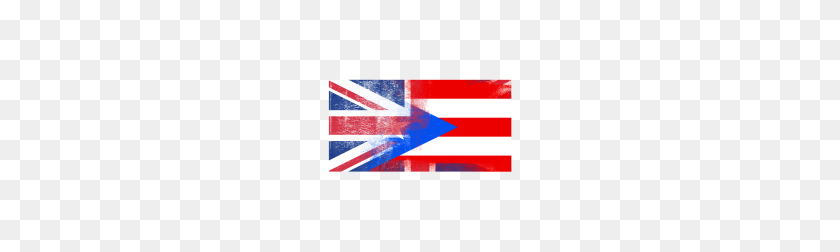 190x192 Британский Пуэрториканец, Половина Флага Пуэрто-Рико, Половина Великобритании - Флаг Пуэрто-Рико Png
