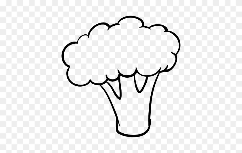 600x470 Broccoli Coloring Pages - Clipart Broccoli