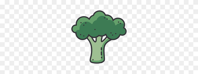 256x256 Broccoli Flat Circle Icon - Broccoli PNG