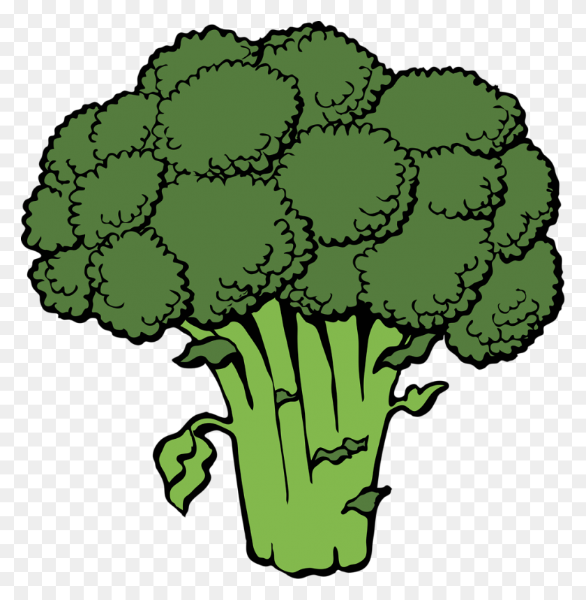 958x983 Broccoli Free Stock Photo Illustration Of Broccoli - Stir Fry Clipart
