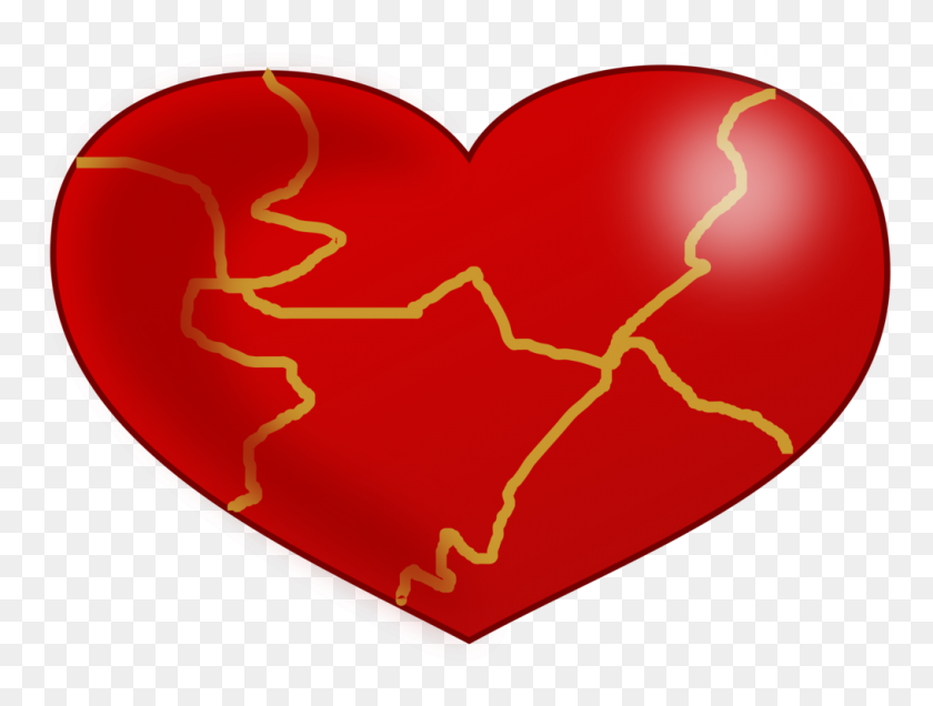 1014x750 Разбитое Сердце Рисунок Орган Бабочка - Трещины Клипарт