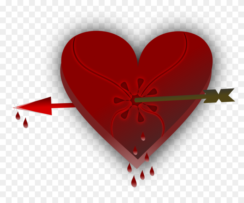914x750 Broken Heart Love Blood Suffering - Heart Broken PNG