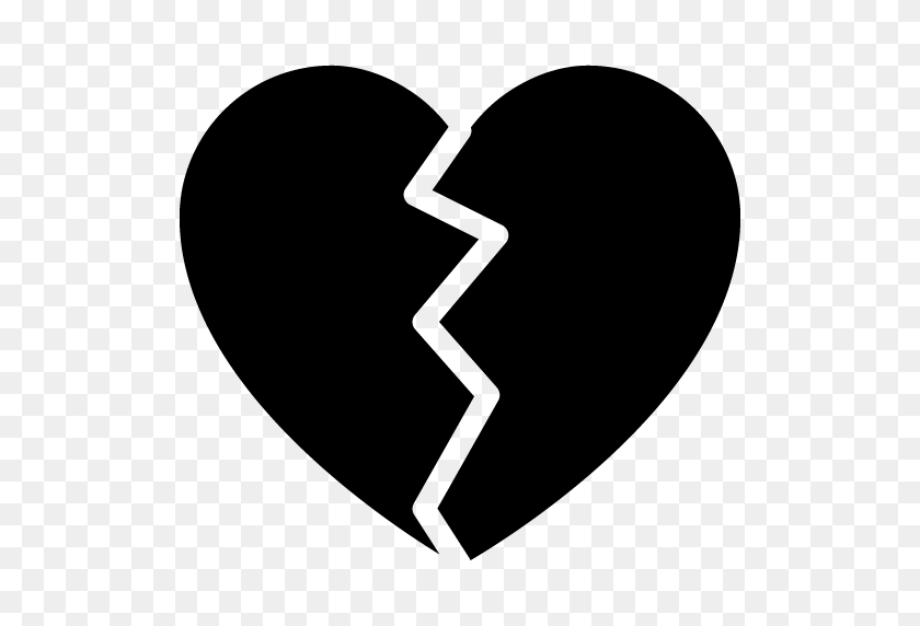 512x512 Broken Heart Png Transparent Images - Broken Heart Emoji PNG