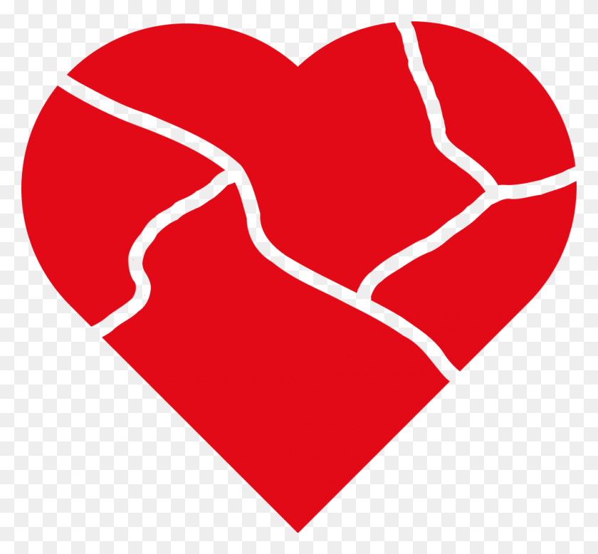 1000x921 Символ Разбитого Сердца - Разбитое Сердце Смайлики Png