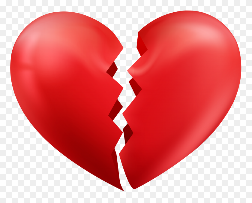 8000x6328 Corazon Roto Png Clipart Gallery - Broken Png