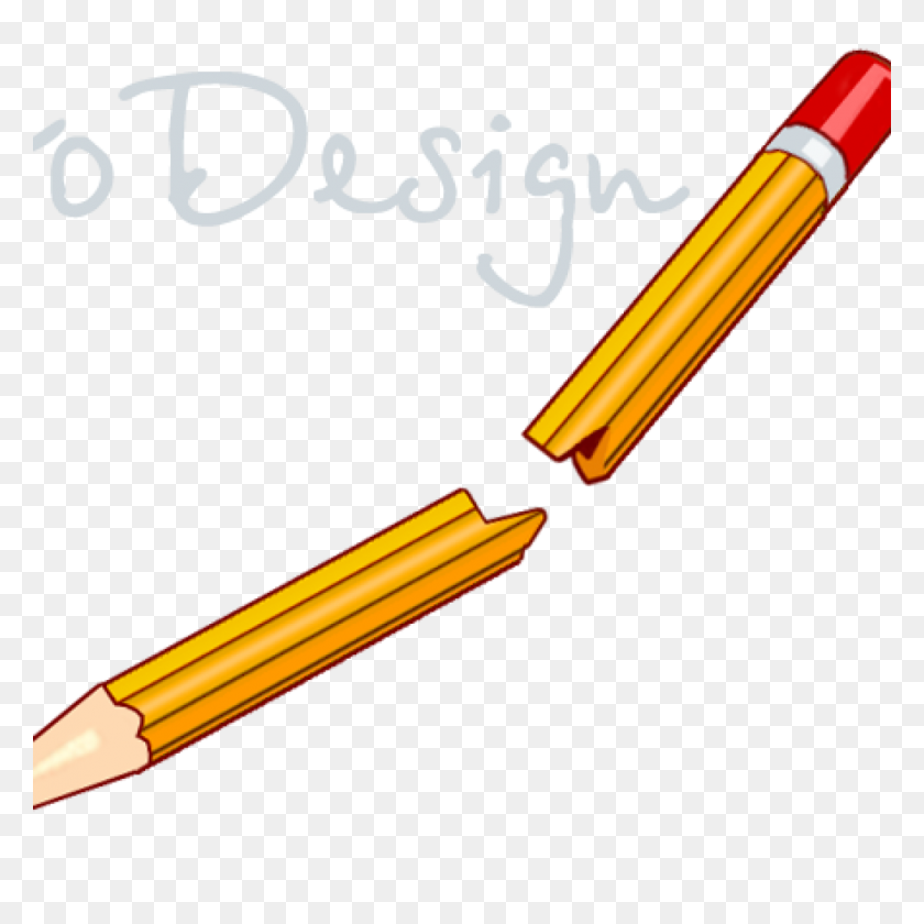 1024x1024 Broken Pencil Clip Art Free Clipart Download - Pencil Clipart PNG