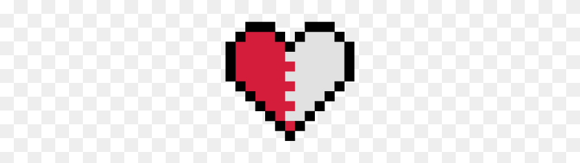 190x176 Разбитое Пиксельное Сердце - Пиксельное Сердце Png