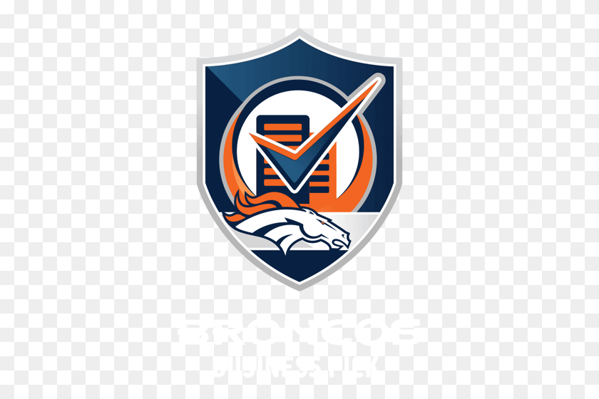 342x500 Broncos Business Pick Powered - Broncos Logotipo Png