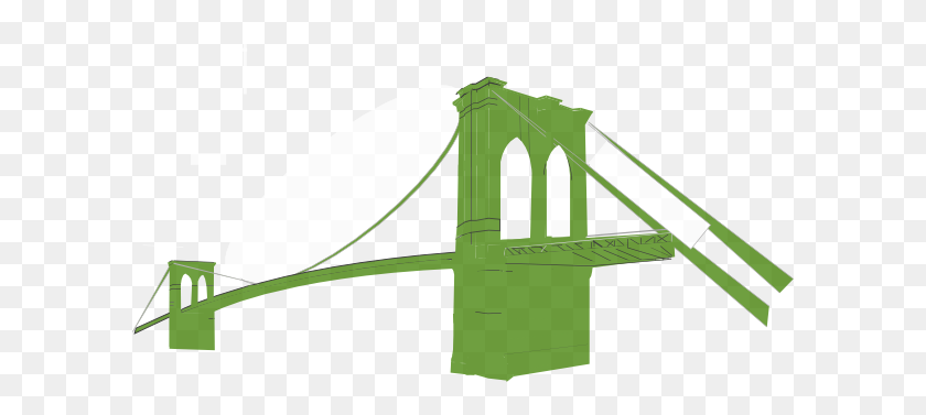 600x317 Brooklyn Bridge Green Clipart - Brooklyn Clipart