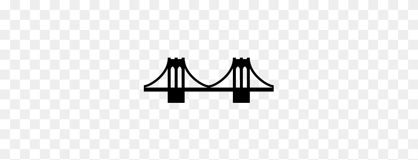 263x262 Brooklyn Bridge Silhouette Free Cricut Brooklyn Bridge - Wooden Bridge Clipart